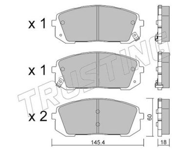 SET PLACUTE FRANA FRANA DISC TRUSTING 12980
