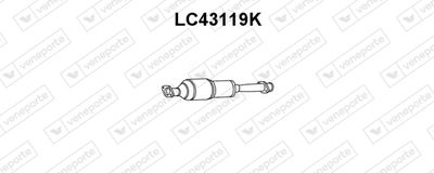 Катализатор VENEPORTE LC43119K для LANCIA KAPPA