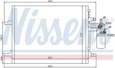 CONDENSATOR CLIMATIZARE NISSENS 940159 1