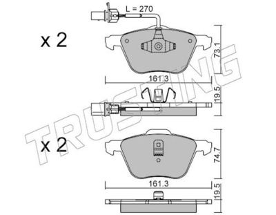 SET PLACUTE FRANA FRANA DISC TRUSTING 5670