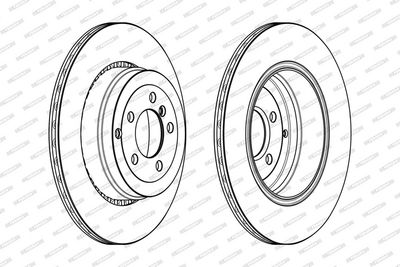 BREMSSCHEIBE FERODO DDF2085C1