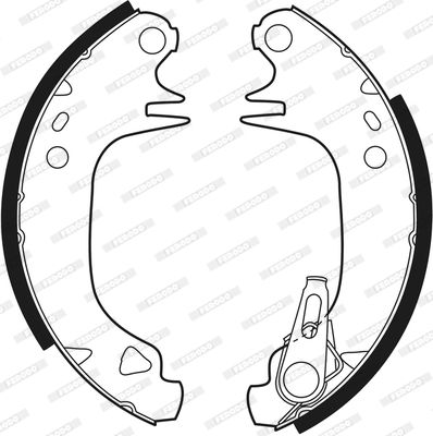 SET SABOTI FRANA FERODO FSB188 2