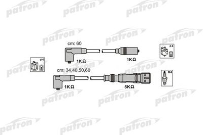 Комплект проводов зажигания PATRON PSCI1003 для SEAT TOLEDO