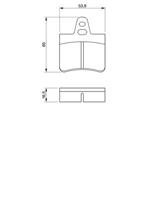 BREMSBELAGSATZ SCHEIBENBREMSE BOSCH 0986465751 4