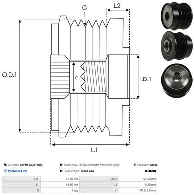 SISTEM ROATA LIBERA GENERATOR AS-PL AFP0113LITENS 3