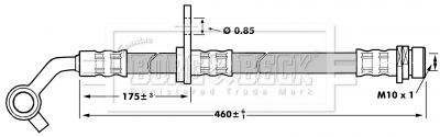 спирачен маркуч BORG & BECK BBH7023