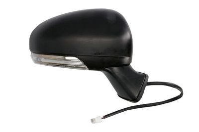 Zijspiegel Rechts (elektrisch, asferisch, met verwarming, under-coated, met indicator) past: TOYOTA PRIUS III W3 04.09-04.12