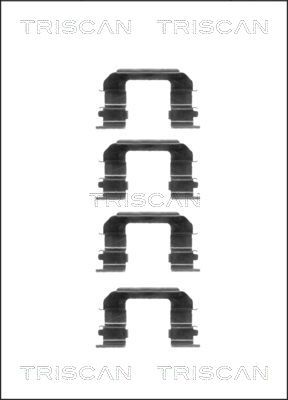 Комплектующие, колодки дискового тормоза TRISCAN 8105 241604 для CHEVROLET NUBIRA