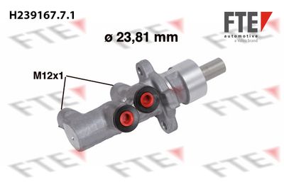 FTE 9220433 Ремкомплект тормозного цилиндра  для SMART FORTWO (Смарт Фортwо)