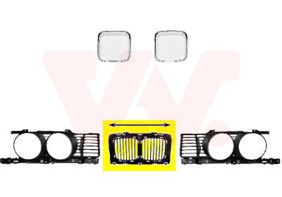 VAN-WEZEL 0635510 Решітка радіатора для BMW (Бмв)