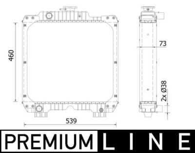 Radiateur - CR2287000P - MAHLE