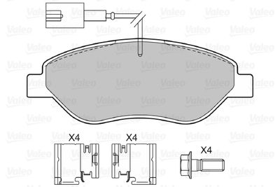 Brake Pad Set, disc brake 598428