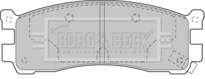 Комплект тормозных колодок, дисковый тормоз BORG & BECK BBP2135 для MAZDA MPV
