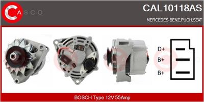 GENERATOR / ALTERNATOR CASCO CAL10118AS