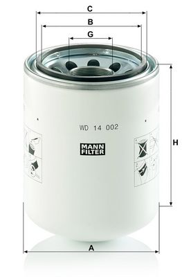 Hydraulisch filter (geschroefd) past: CASE IH 100, 100 U, 100 U MAXXIMA, 1060 C, 1060 V, 1070 C, 1070 N, 1070 U, 1070 U MAXXIMA, 1070 V, 1075 C, 1075 N, 1075 V, 1080 U, 1080 U MAXXIMA, 1085 C