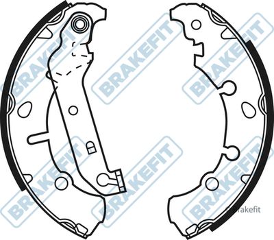 APEC Brake Shoe Set BSH1026