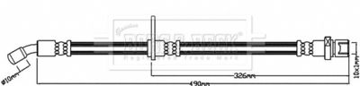 Brake Hose Borg & Beck BBH8250