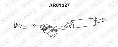 VENEPORTE AR01227 Глушитель выхлопных газов  для ALFA ROMEO 146 (930_) 1.9 TD (930.B4A)