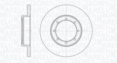 MAGNETI MARELLI 361302040731 Тормозные диски для RENAULT MASTER