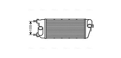 AVA QUALITY COOLING Intercooler, inlaatluchtkoeler (FTA4391)