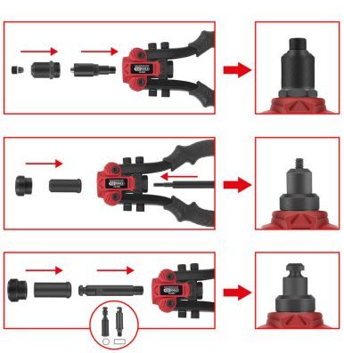 BLINDNIETZANGEN-SATZ KS TOOLS 1509805 8