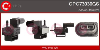 Měnič tlaku, výfukový systém CASCO CPC73030GS
