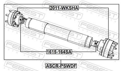 AX CARDANIC ANTRENAREA ARBORELUI FEBEST ASCRPSWDF 1