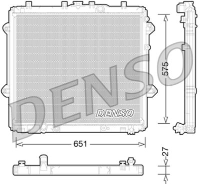 DENSO DRM50060 Крышка радиатора  для TOYOTA LAND CRUISER PRADO (Тойота Ланд круисер прадо)