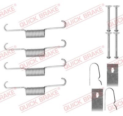 Tillbehörssats, bromsbackar, parkeringsbroms QUICK BRAKE 105-0884