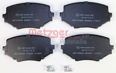 Brake Pad Set, disc brake 1170515