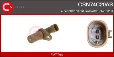 SENZOR IMPULSURI ARBORE COTIT CASCO CSN74C20AS
