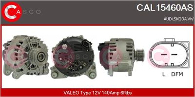 CASCO Generator Brand New HQ (CAL15460AS)