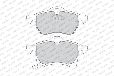 BREMSBELAGSATZ SCHEIBENBREMSE FERODO FDB1295 1