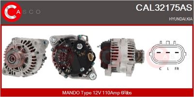 GENERATOR / ALTERNATOR CASCO CAL32175AS