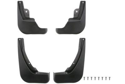 Spatlap Achter/Voor Links/Rechts (set 4 stuks.) past: RENAULT CAPTUR I 06.13-12.19
