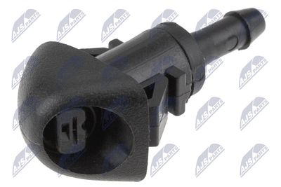 Plovimo skysčio purkštukas, priekinis langas