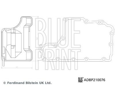 SET FILTRE HIDRAULICE CUTIE E VIT.AUTOMATA BLUE PRINT ADBP210076 2
