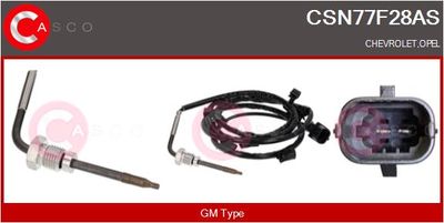 SENZOR TEMPERATURA GAZE EVACUARE