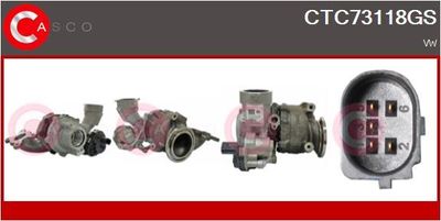 CASCO CTC73118GS Турбина для VW GOLF VII Variant (BA5, BV5) 1.5 TSI CASCO CTC73118GS Турбина для VW GOLF VII Variant (BA5, BV5) 1.5 TSI
