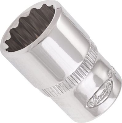 Vigor V7514-12 Nástrčná hlavice dvojitý šestihran 12mm 1/4"