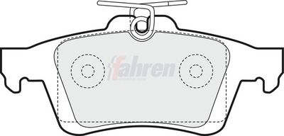 Fahren Brake Pad Set, disc brake FBP3202