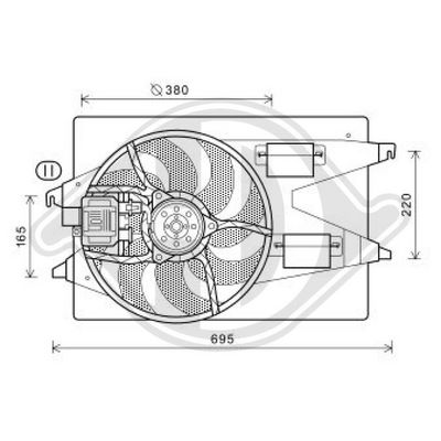 LüFTER MOTORKüHLUNG