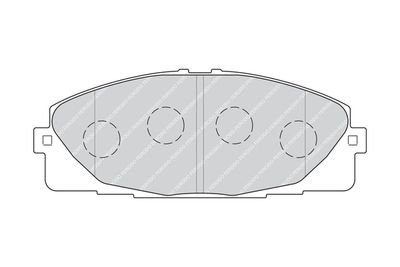 SET PLACUTE FRANA FRANA DISC FERODO FVR4327 1