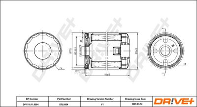 ÖLFILTER DR!VE+ DP1110110004 0