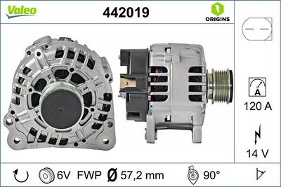 генератор VALEO 442019
