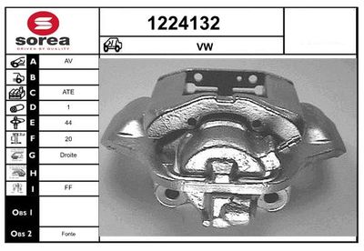 BREMSSATTEL SNRA 1224132