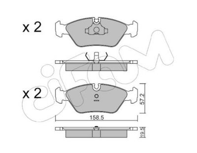 SET PLACUTE FRANA FRANA DISC
