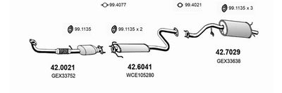 Układ wydechowy ASSO ART0181