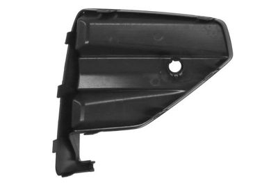 Voorbumper afdekking Voor Links (met parkeersensor gaten, zwart glanzend, R-DESIGN) past: VOLVO S60 III, V60 II 04.18-