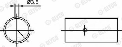 LAGERBUCHSE PLEUEL GLYCO 553422SEMI 1